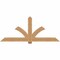 Ekena Millwork Redmond Smooth Timber Gable Bracket, Western Red Cedar, 84"W x 35"H x 3 1/2"D x 5 1/2"F, 10/12 Pitch GBW084X35X0406RED00SWR - alternate 1